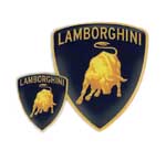 Lamborghini Resin Coated Shield  Stickers